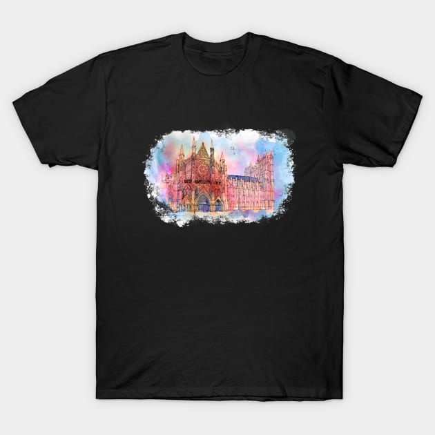 Westminster Abbey T-Shirt by Amanda Jane
